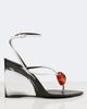 Alaia AlaÃ¯a Invisible Wedge leather thong sandals - 5