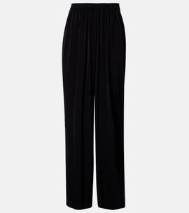 Alaia AlaÃ¯a Jersey straight pants