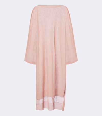 Alaia Alaïa Knitted linen and silk kaftan