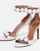 Alaia AlaÃ¯a La Bombe 90 leather sandals - 5