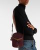 Alaia Alaïa La Canette Small suede bucket bag - 2