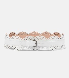 Alaia Alaïa Laser-cut leather belt