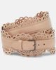 Alaia AlaÃ¯a Laser-cut leather corset belt - 1