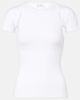 Alaia AlaÃ¯a Layered ribbed-knit jersey top - 1