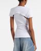Alaia AlaÃ¯a Layered ribbed-knit jersey top - 6