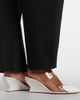 Alaia AlaÃ¯a Le Coeur patent leather wedge mules - 2