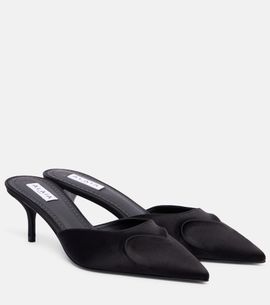 Alaia Alaïa Le Cœur 3D 55 satin mules