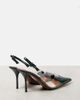 Alaia Alaïa Le Cœur 90 patent leather and PU slingback pumps - 2