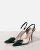 Alaia Alaïa Le Cœur 90 patent leather and PU slingback pumps - 4