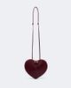 Alaia Alaïa Le Cœur calf hair and leather crossbody bag - 1