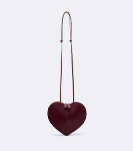 Alaia Alaïa Le Cœur calf hair and leather crossbody bag