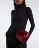 Alaia Alaïa Le Cœur calf hair and leather crossbody bag - 2