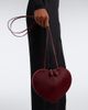 Alaia Alaïa Le Cœur calf hair and leather crossbody bag - 6