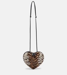 Alaia AlaÃ¯a Le CÅur calf hair crossbody bag