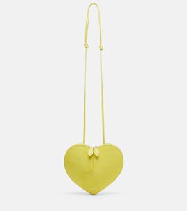 Alaia AlaÃ¯a Le CÅur leather and suede crossbody bag