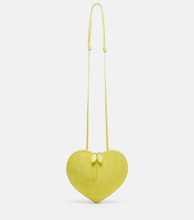Alaia AlaÃ¯a Le CÅur leather and suede crossbody bag