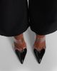 Alaia Alaïa Le Cœur patent leather and PU mules - 2