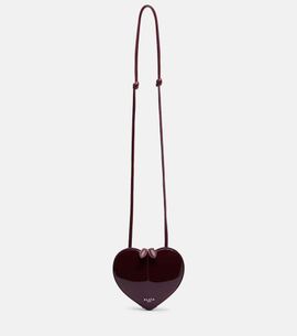 Alaia AlaÃ¯a Le CÅur patent leather crossbody bag