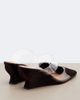 Alaia AlaÃ¯a Le CÅur suede wedge mules - 3