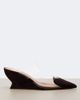 Alaia AlaÃ¯a Le CÅur suede wedge mules - 5