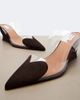 Alaia AlaÃ¯a Le CÅur suede wedge mules - 6