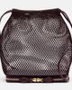 Alaia AlaÃ¯a Le Pochon fishnet bucket bag - 1