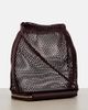 Alaia AlaÃ¯a Le Pochon fishnet bucket bag - 4