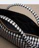Alaia Alaïa Le Teckel Medium gingham shoulder bag - 3
