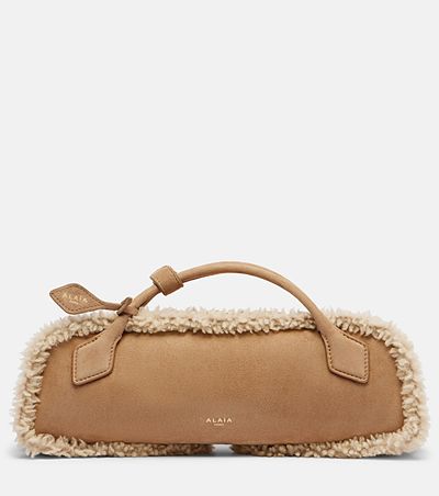 Alaia Alaïa Le Teckel Small suede clutch