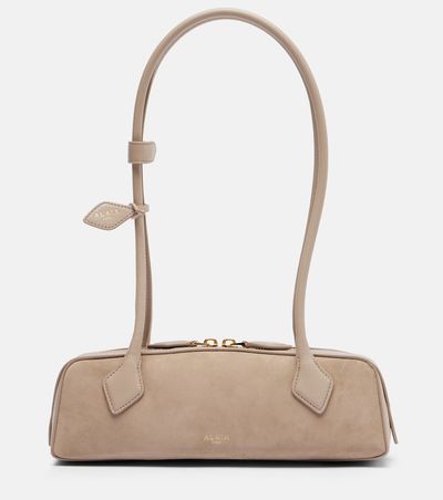 Alaia Alaïa Le Teckel Small suede shoulder bag