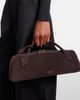 Alaia AlaÃ¯a Le Teckel Small suede top-handle bag - 2