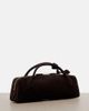 Alaia AlaÃ¯a Le Teckel Small suede top-handle bag - 4