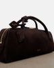 Alaia AlaÃ¯a Le Teckel Small suede top-handle bag - 6