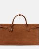 Alaia Alaïa Le Teckel suede tote bag - 1