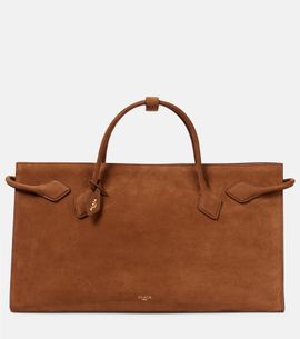 Alaia Alaïa Le Teckel suede tote bag