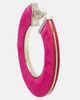 Alaia AlaÃ¯a Leather-trimmed earrings - 5