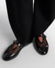 Alaia Alaïa Leather-trimmed fishnet ballet flats - 2