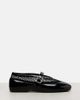 Alaia Alaïa Leather-trimmed fishnet ballet flats - 5