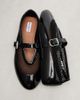 Alaia Alaïa Leather-trimmed fishnet ballet flats - 6