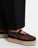 Alaia AlaÃ¯a Leather-trimmed fishnet espadrilles - 2