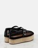Alaia AlaÃ¯a Leather-trimmed fishnet espadrilles - 3