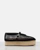 Alaia AlaÃ¯a Leather-trimmed fishnet espadrilles - 5