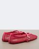 Alaia Alaïa Leather-trimmed fishnet Mary Jane flats - 4