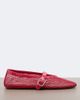 Alaia Alaïa Leather-trimmed fishnet Mary Jane flats - 6