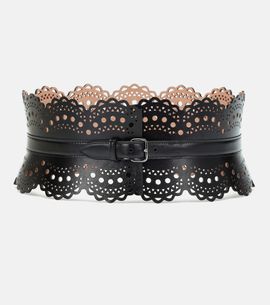 Alaia Alaïa Leather corset belt