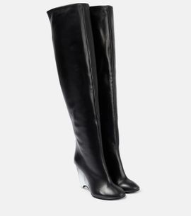 Alaia Alaïa Leather knee-high boots