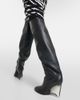 Alaia Alaïa Leather knee-high boots - 4