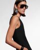 Alaia AlaÃ¯a Lettering Logo aviator sunglasses - 3
