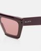 Alaia Alaïa Lettering Logo flat-top sunglasses - 2