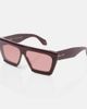 Alaia Alaïa Lettering Logo flat-top sunglasses - 4